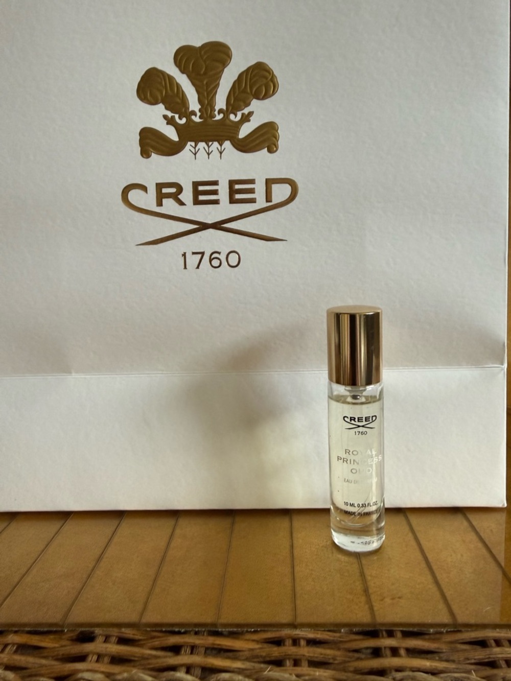 New CREED royal Princess Oud EDP  10ml